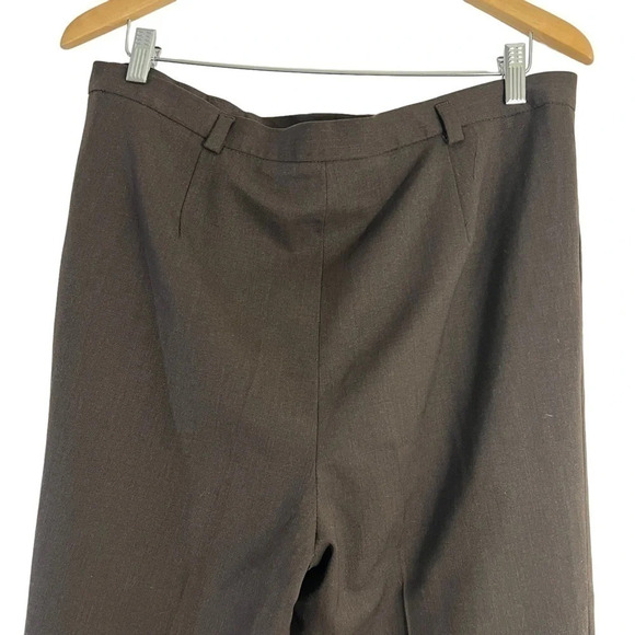 Jones New York Brown Wool Dress Pants Size 16 Business Career Professional Work - Picture 6 of 7